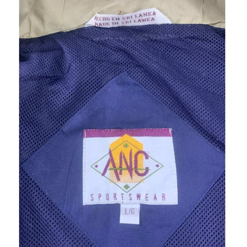 Vintage Kentucky‎ Wildcats ANC Sportswear Windbreaker Jacket Navy Blue Men L